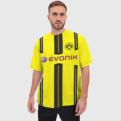 Футболка оверсайз мужская BVB FC: Evonik, цвет: 3D-принт — фото 2