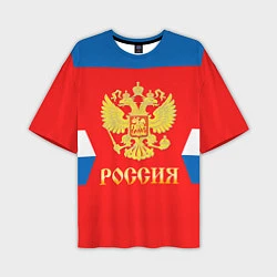 Мужская футболка оверсайз Сборная РФ: #27 PANARIN