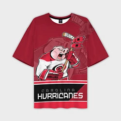 Мужская футболка оверсайз Carolina Hurricanes