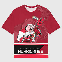 Мужская футболка оверсайз Carolina Hurricanes