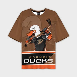 Мужская футболка оверсайз Anaheim Ducks