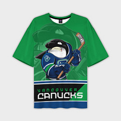 Мужская футболка оверсайз Vancouver Canucks