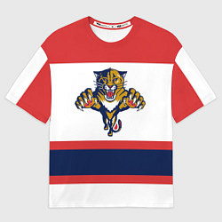 Футболка оверсайз мужская Florida Panthers, цвет: 3D-принт