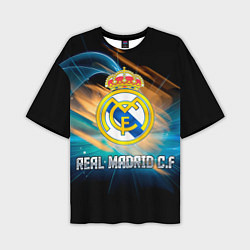 Футболка оверсайз мужская Real Madrid, цвет: 3D-принт