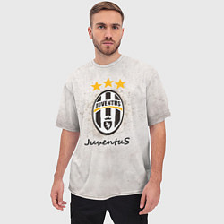 Футболка оверсайз мужская Juventus3, цвет: 3D-принт — фото 2