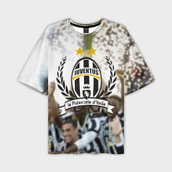 Футболка оверсайз мужская Juventus5, цвет: 3D-принт