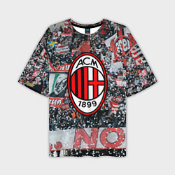 Мужская футболка оверсайз Milan FC