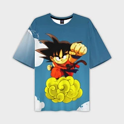 Мужская футболка оверсайз Small Goku