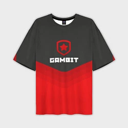 Футболка оверсайз мужская Gambit Gaming Uniform, цвет: 3D-принт