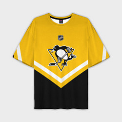 Мужская футболка оверсайз NHL: Pittsburgh Penguins