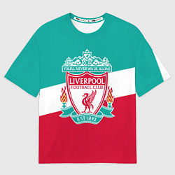 Футболка оверсайз мужская Liverpool: You'll never walk alone, цвет: 3D-принт