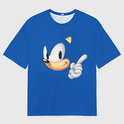 Футболка оверсайз мужская Соник, цвет: 3D-принт