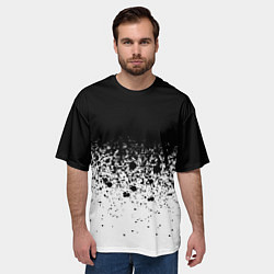 Футболка оверсайз мужская Необычный дизайн, цвет: 3D-принт — фото 2