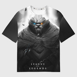 Футболка оверсайз мужская Rengar LoL, цвет: 3D-принт