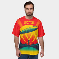 Футболка оверсайз мужская Led Zeppelin: Hindenburg, цвет: 3D-принт — фото 2
