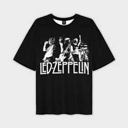 Мужская футболка оверсайз Led Zeppelin: Mono