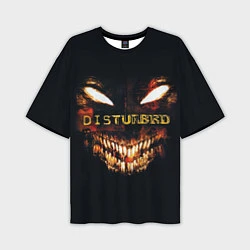 Мужская футболка оверсайз Disturbed Demon