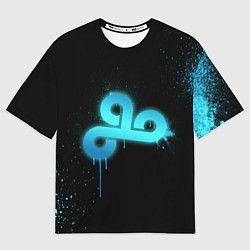 Футболка оверсайз мужская Cloud 9: Black collection, цвет: 3D-принт
