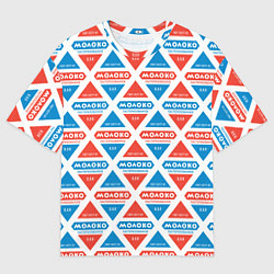 Мужская футболка оверсайз Молоко СССР