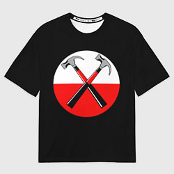 Футболка оверсайз мужская Pink Floyd: Hammers, цвет: 3D-принт