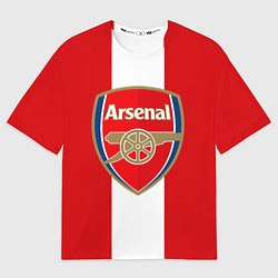 Мужская футболка оверсайз Arsenal FC: Red line