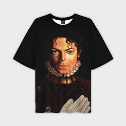 Мужская футболка оверсайз Король Майкл Джексон