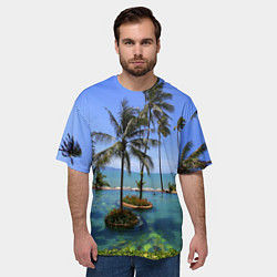 Футболка оверсайз мужская Таиланд, цвет: 3D-принт — фото 2