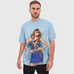 Футболка оверсайз мужская Taylor Swift, цвет: 3D-принт — фото 2