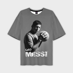 Мужская футболка оверсайз Leo Messi