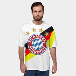 Футболка оверсайз мужская FC Bayern: Germany, цвет: 3D-принт — фото 2