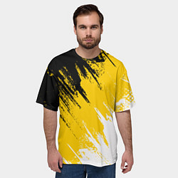 Футболка оверсайз мужская Имперский флаг России, цвет: 3D-принт — фото 2
