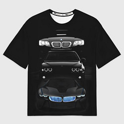 Футболка оверсайз мужская BMW - models, цвет: 3D-принт
