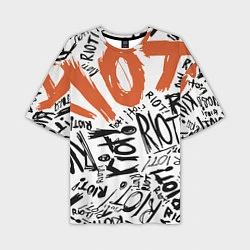 Мужская футболка оверсайз Paramore: Riot