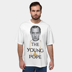 Футболка оверсайз мужская The Young Pope, цвет: 3D-принт — фото 2