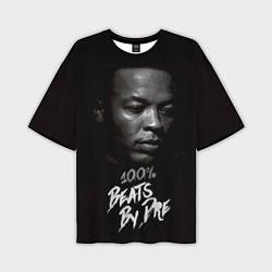 Мужская футболка оверсайз Dr. Dre: 100% Beats