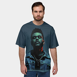Футболка оверсайз мужская The Weeknd, цвет: 3D-принт — фото 2