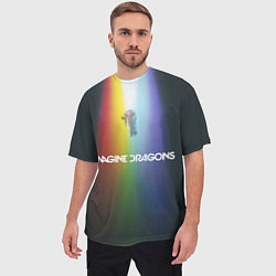 Футболка оверсайз мужская Imagine Dragons, цвет: 3D-принт — фото 2
