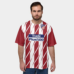 Футболка оверсайз мужская Atletico Madrid FC: Form 2018, цвет: 3D-принт — фото 2