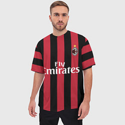 Футболка оверсайз мужская Milan FC: Form 2018, цвет: 3D-принт — фото 2
