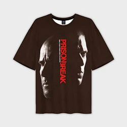Мужская футболка оверсайз Prison Break: Faces
