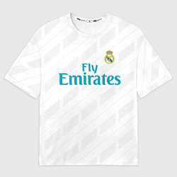 Футболка оверсайз мужская Real Madrid, цвет: 3D-принт