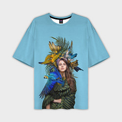 Мужская футболка оверсайз Lana Del Rey: Tropical