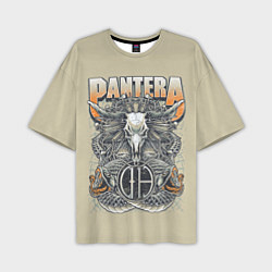 Футболка оверсайз мужская Pantera: Wild Goat, цвет: 3D-принт