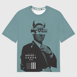 Футболка оверсайз мужская House of Cards: Devil, цвет: 3D-принт