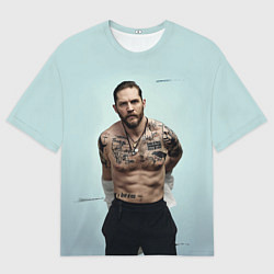 Футболка оверсайз мужская Торс Тома Харди, цвет: 3D-принт