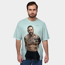 Футболка оверсайз мужская Торс Тома Харди, цвет: 3D-принт — фото 2
