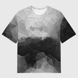 Мужская футболка оверсайз Polygon gray
