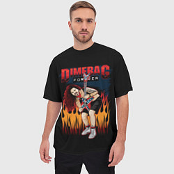 Футболка оверсайз мужская Pantera: Dimetag Forever, цвет: 3D-принт — фото 2