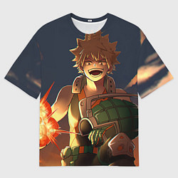 Мужская футболка оверсайз Моя геройская академия