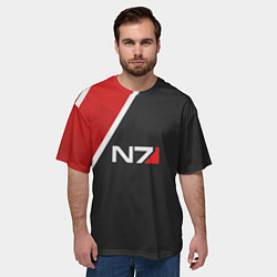 Футболка оверсайз мужская N7 Space, цвет: 3D-принт — фото 2